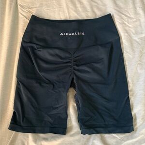 Alphalete Women's Navy Bike Shorts